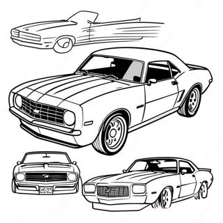 Page De Coloriage De La Camaro Classique 78687-21029