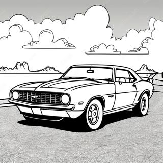 Page De Coloriage De La Camaro Classique 78687-21030