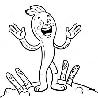 Junior Asperge Chantant Page De Coloriage 78974-21262