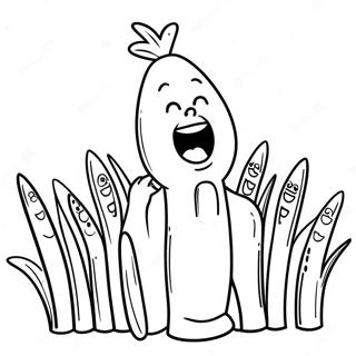 Junior Asperge Chantant Page De Coloriage 78974-21264