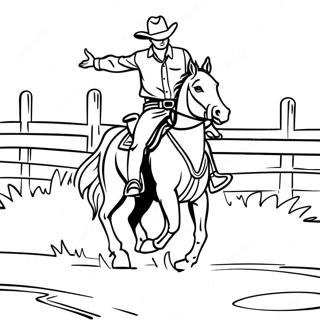 Page De Coloriage Rodeo Western 78996-21266