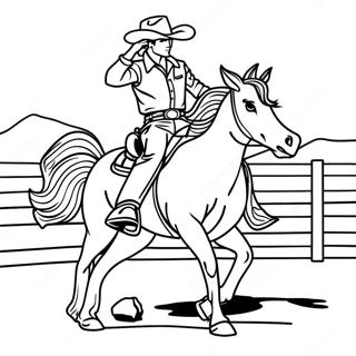 Page De Coloriage Rodeo Western 78996-21267