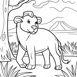 Page De Coloriage Safari 79098-21346