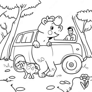 Page De Coloriage Safari 79098-21347