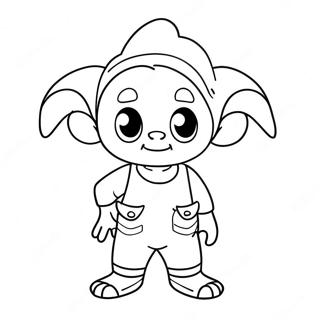 Page De Coloriage Personnage Tweaker Mignon 79486-21651