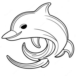 Page De Coloriage Logo Des Miami Dolphins 79537-21687