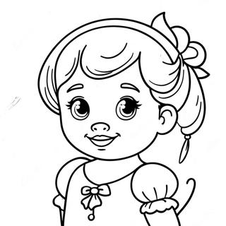 Bébé Princesse Disney Pages À Colorier