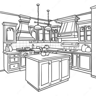 Page De Coloriage De Cuisine 79588-21728