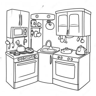 Page De Coloriage Dappareils De Cuisine Mignons 79591-21738