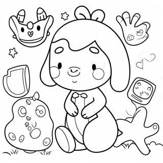 Page De Coloriage A Pour Adley Avec Des Animaux Amusants 79744-21844