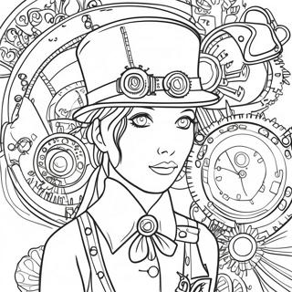 Steampunk Pages À Colorier