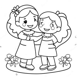 Page De Coloriage De Saint Valentin Pour La Maternelle 80001-22034