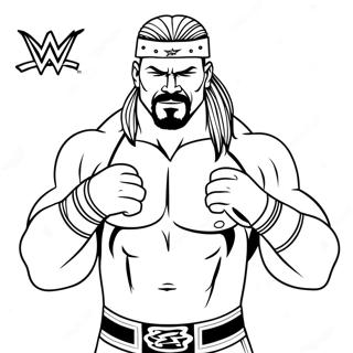 Page De Coloriage De La Wwe 80053-22074