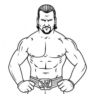 Page De Coloriage De La Wwe 80053-22075