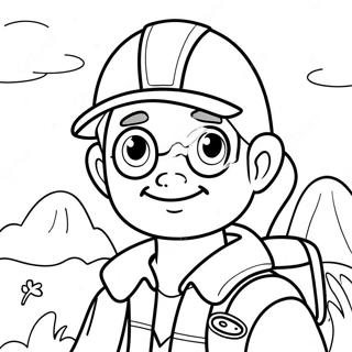 Ryan Aventurier Page De Coloriage 80080-22098