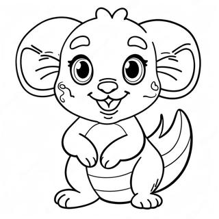 Pomni Dans Une Pose Ludique Page De Coloriage 80108-22131