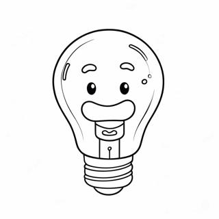 Page De Coloriage De Lampoule De Noel Mignonne 80211 22209