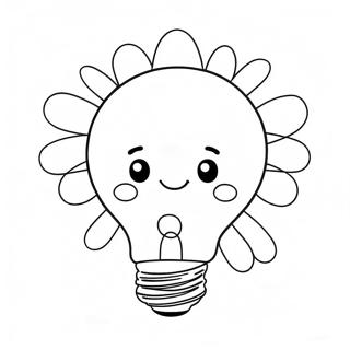 Page De Coloriage De Lampoule De Noel Mignonne 80211 22211