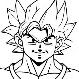 Goku Pages À Colorier