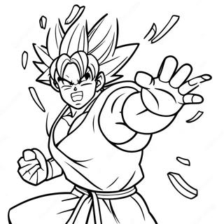 Goku Pages À Colorier