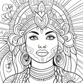 Page De Coloriage Dart Chicano Vibrant 80337-22297