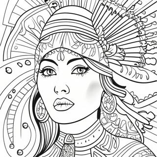 Page De Coloriage Dart Chicano Vibrant 80337-22298