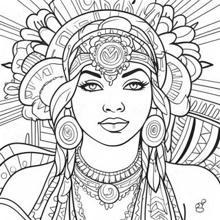 Page De Coloriage Dart Chicano Vibrant 80337 22299