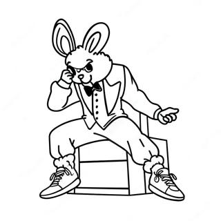 Page De Coloriage De Bad Bunny En Concert 80417-22372