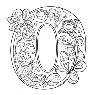 Page De Coloriage De La Lettre O 80439-22375