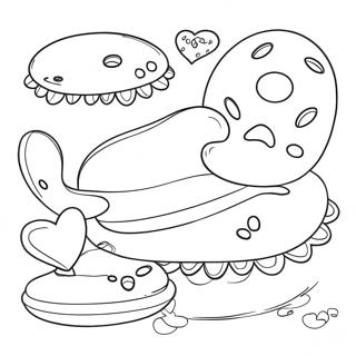 Page De Coloriage De Bouées De Piscine Colorées Pages À Colorier