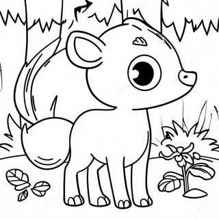 Page De Coloriage Danimaux Des Bois 80565-22475