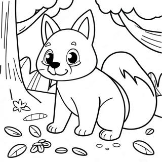 Page De Coloriage Danimaux Des Bois 80565-22476