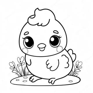 Mignon Peep Page De Coloriage 80952-22778