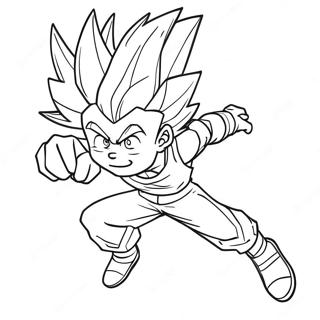 Gon Freecss En Action A Colorier 81106-22897