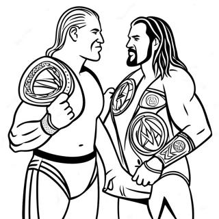 Match De Championnat Wwe A Colorier 81132-22917