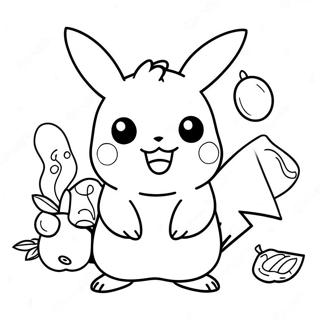 Page De Coloriage De Pikachu Dhalloween 81414-23135