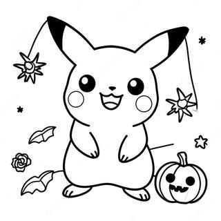 Page De Coloriage De Pikachu Dhalloween 81414-23136