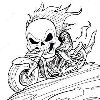 Page De Coloriage De Ghost Rider 81440-23154