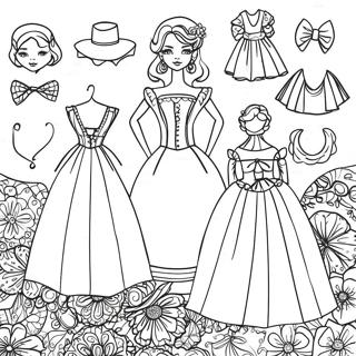 Page De Coloriage De Poupees En Papier 81517-23215