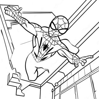 Page De Coloriage Spiderman De Retour A La Maison 81672-23336