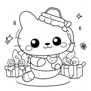 Noël Sanrio Pages À Colorier