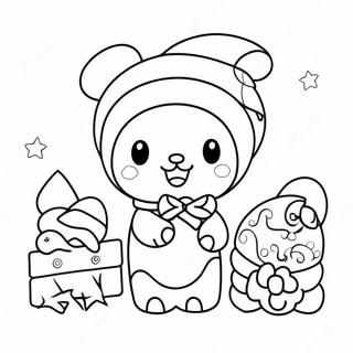 Page De Coloriage De Noel Sanrio 81749-23395