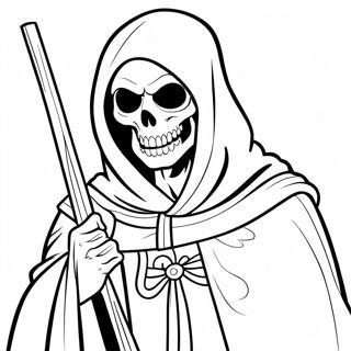 Page De Coloriage Faucheur Effrayant 81853-23478