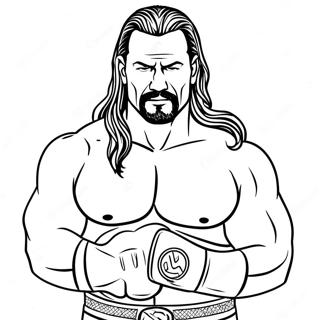 Page De Coloriage Des Legendes De La Wwe 81906-23528