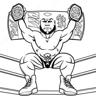 Page De Coloriage Des Champions Par Equipe De La Wwe 81907-23529