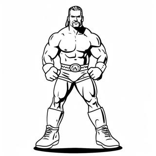 Page De Coloriage De La Wwe 81929-23535