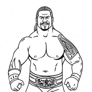 Page De Coloriage De La Wwe 81929-23536