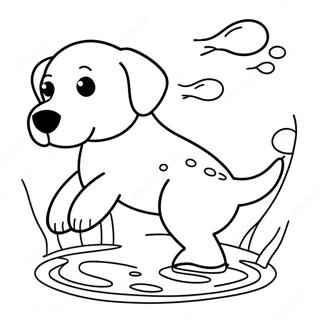 Labrador Pages à colorier