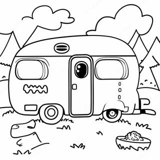 Camping Car Page A Colorier 82007-23594