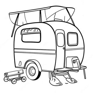 Camping Car Page A Colorier 82007-23595